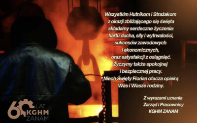 Dzień Hutnika – życzenia od KGHM ZANAM